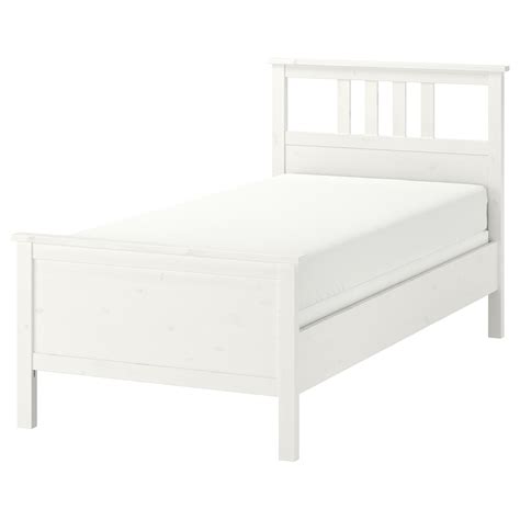 HEMNES Bed frame, white stain, Espevär, Twin   IKEA