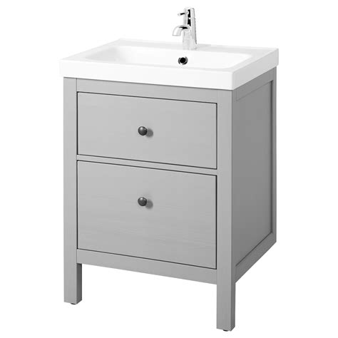 HEMNES / ODENSVIK Mueble de lavabo con 2 cajones   gris   IKEA