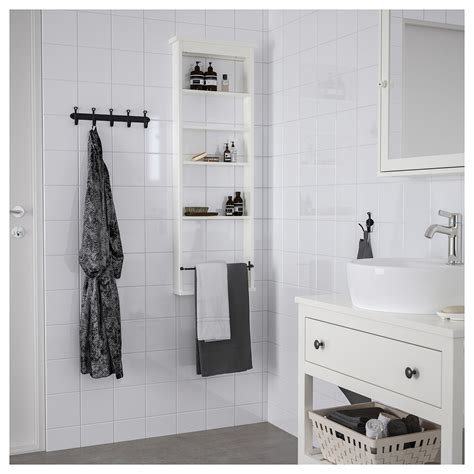 HEMNES Wall shelf, white, 16 1/2x46 1/2    IKEA | Wall shelves, Hemnes ...
