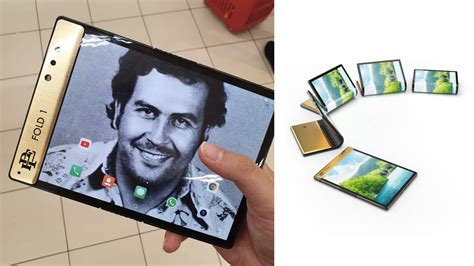 Hermano de Pablo Escobar presenta su propio teléfono plegable