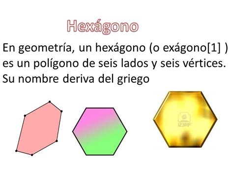 Hexágono En geometría, un hexágono  o exágono[1]   es un ...