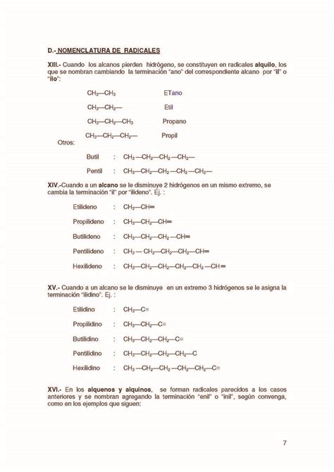 Hidrocarburos   Reglas de nomenclatura  página 2 ...
