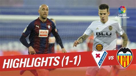 Highlights SD Eibar vs Valencia CF  1 1    YouTube
