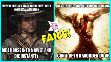Hilarious Examples Of Video Game Logic Fails   YouTube
