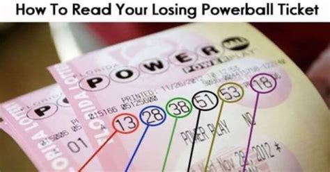 Hilarious: How to Read a Losing Powerball Ticket
