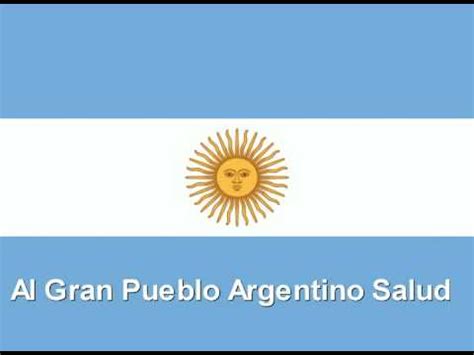 Himno Argentina   YouTube