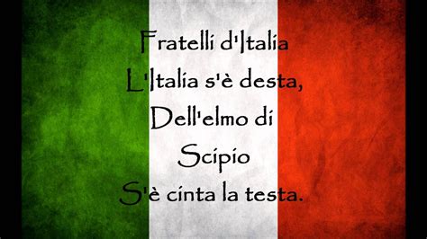 Himno de Italia + Letra  Testo    YouTube