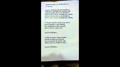 Himno de la Almudena, patrona de Madrid   YouTube