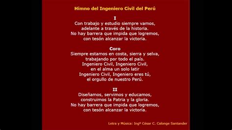 Himno del Ing Civil del Perú_Ing Civil UNT   YouTube
