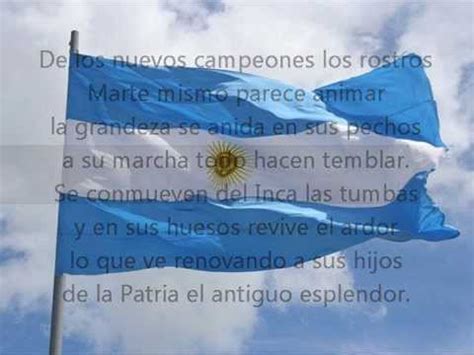 Himno Nacional Argentino Completo con Letra   YouTube
