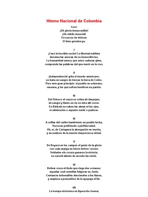 Himno Nacional de Colombia