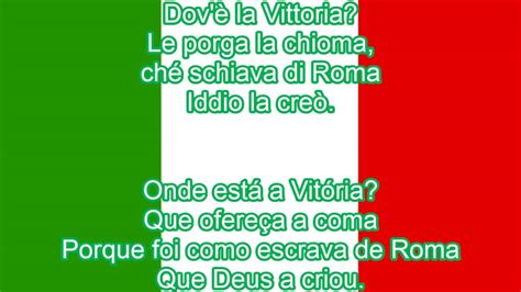 Himno Nacional de Italia   Hino nacional de Itália  IT, PT ...