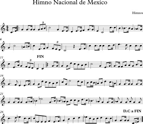 Himno Nacional de México. | Himno nacional, Himnos, Lectura