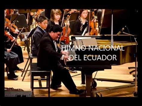 HIMNO NACIONAL DEL ECUADOR Paco Godoy y su PIANO   YouTube