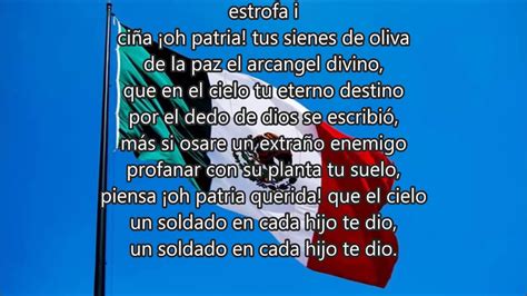 Himno Nacional Mexicano   Version Corta Clasica   YouTube