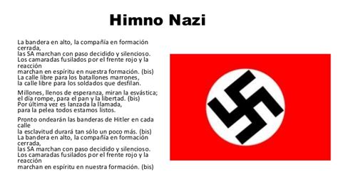 Himnos y símbolos comunistas y nazis.