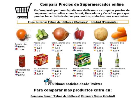 Hipermercados Blog: Comparar precios de supermercados online