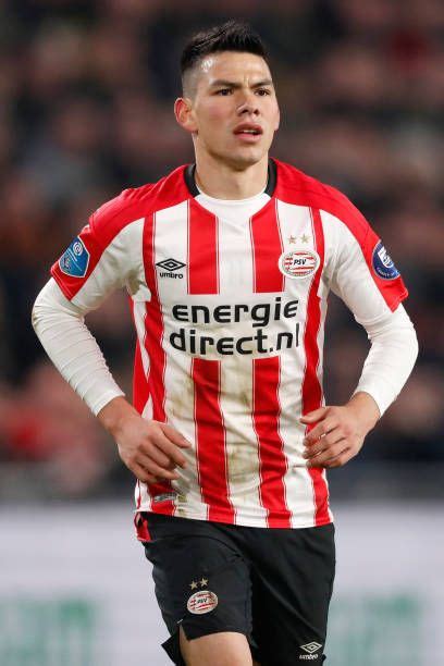 Hirving Lozano of PSV during the Dutch Eredivisie match ...