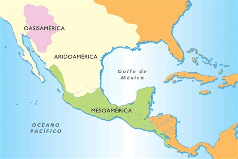 Historia: Aridoamérica, Oasisamérica y Mesoamérica