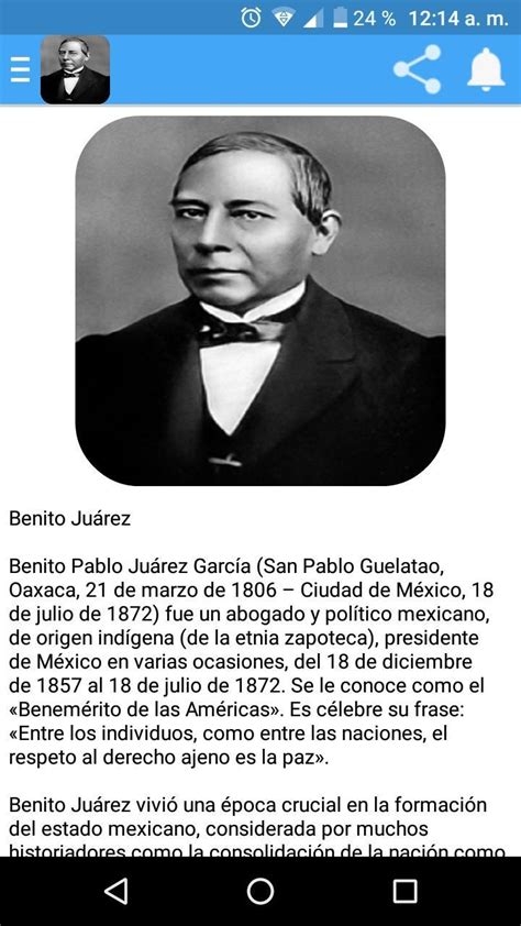 Historia De Benito Juárez pour Android   Téléchargez l APK