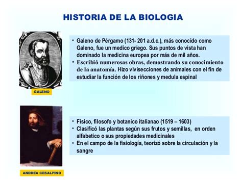 historia de la biologia