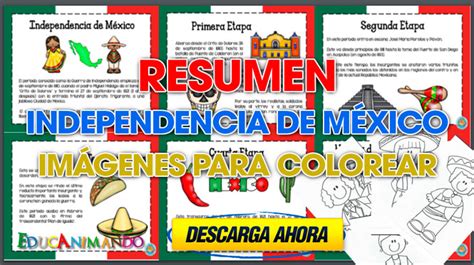 Historia de la INDEPENDENCIA de MÉXICO para niños ...