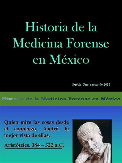 Historia De La Medicina Forense En México | Nueva españa ...