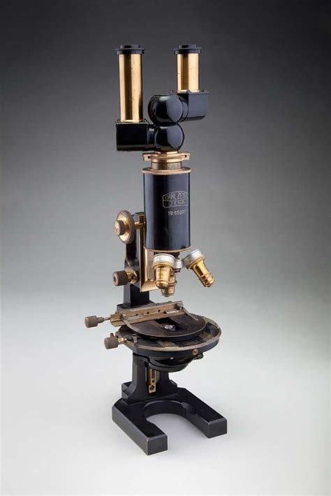 historia del microscopio antiguo  con imágenes ...