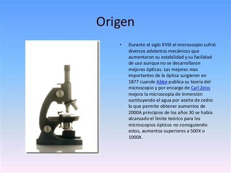 Historia Del Microscopio