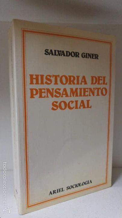 historia del pensamiento social   Comprar Libros de sociología en ...