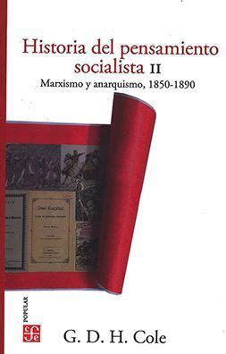 HISTORIA DEL PENSAMIENTO SOCIALISTA II. G. D. H. COLE. Libro en papel ...