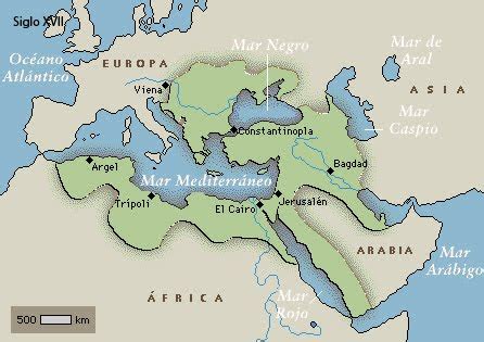 HISTORIA: Mapa histórico del Imperio Otomano