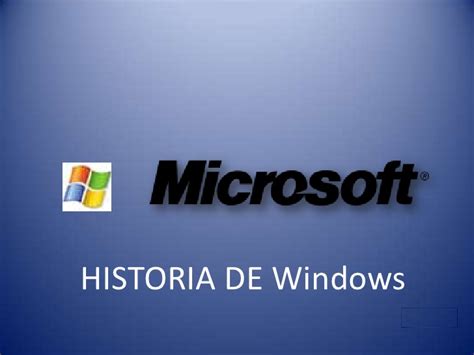 Historia Microsoft Windows