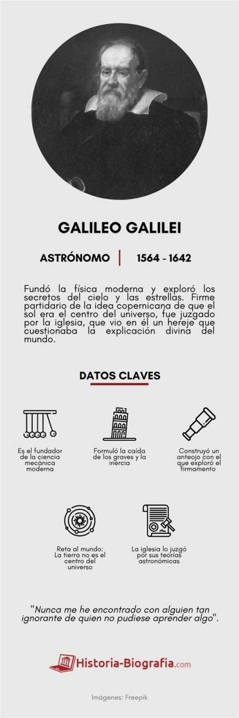 Historia y biografía de Galileo Galilei | Padre de la astronomía moderna