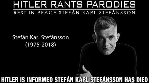 Hitler is informed Stefán Karl Stefánsson has died – Utreon