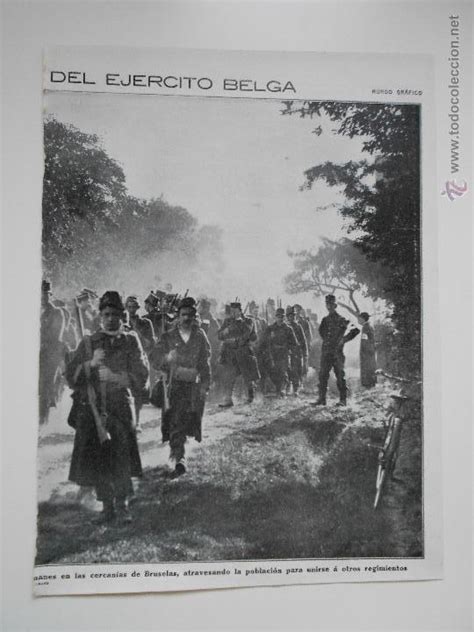 hln  1914  soldados belgas cerca de bruselas, m   Comprar Revistas y ...