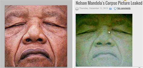 Hoax photo of Mandela after death brings anger | The Japan ...