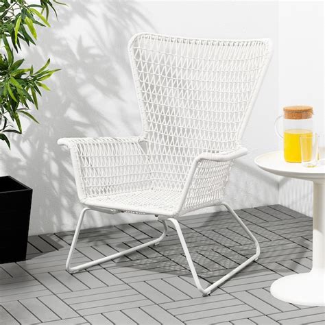 HÖGSTEN Sillón jardín, blanco   IKEA