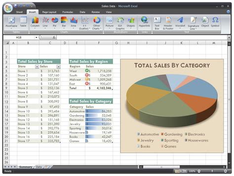 Hojas de cálculo: Microsoft Excel