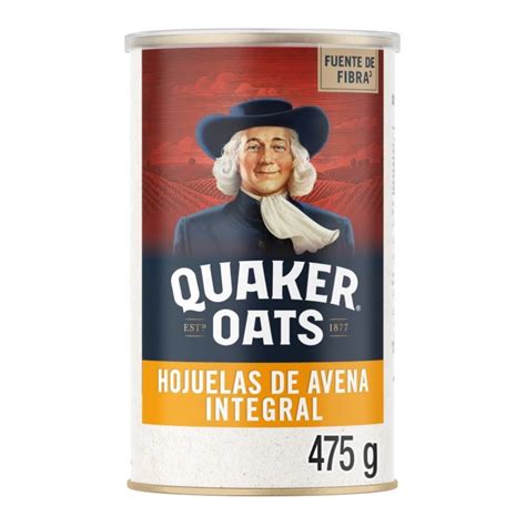 Hojuelas de avena Quaker Oats integral 475 g | Walmart
