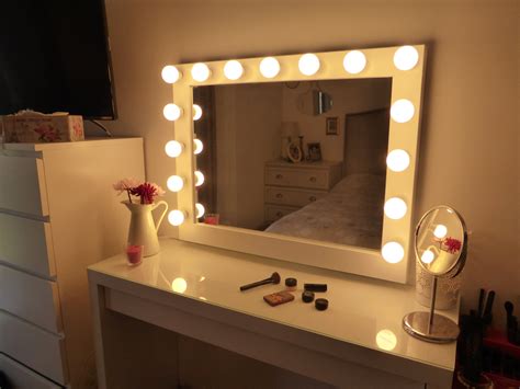 Hollywood lighted vanity mirror large makeup mirror with