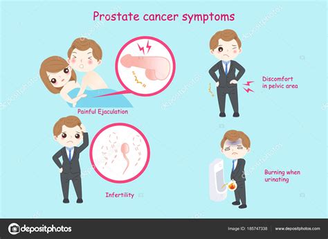 Hombre con síntomas de cáncer de próstata — Archivo ...