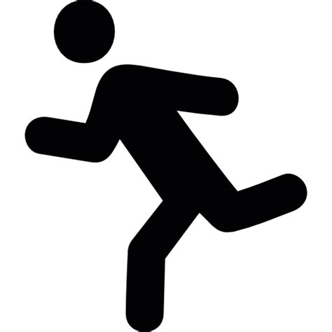 Hombre corriendo | Icono Gratis
