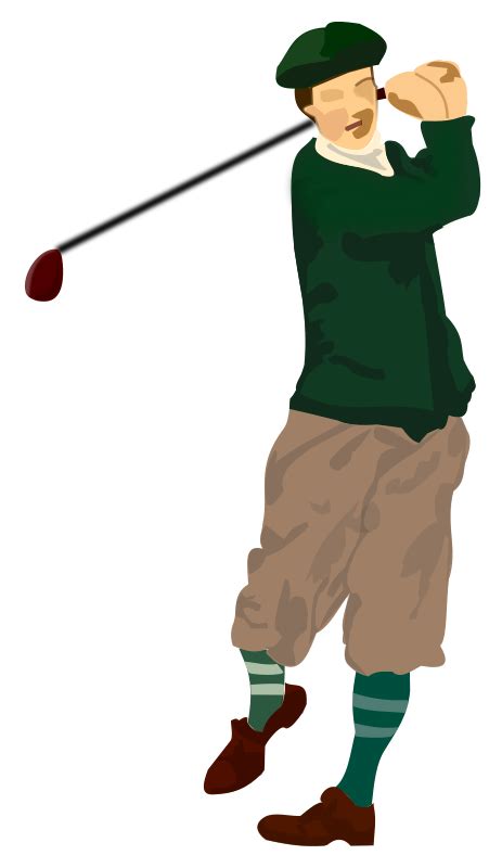 Hombre jugando al golf | Imagenes Sin Copyright
