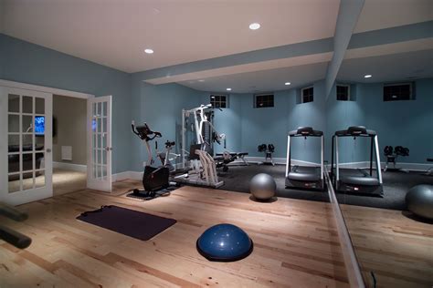 Home gym for the perfect finish to a basement remodel | Workout room ...