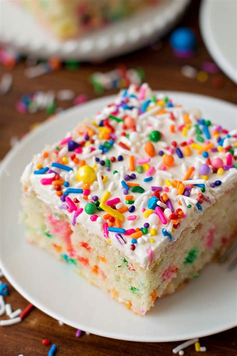 Homemade Funfetti Cake   Life Made Simple