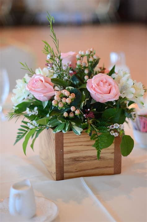 Homemade Wedding Centerpieces #flowerbox #homemade # ...