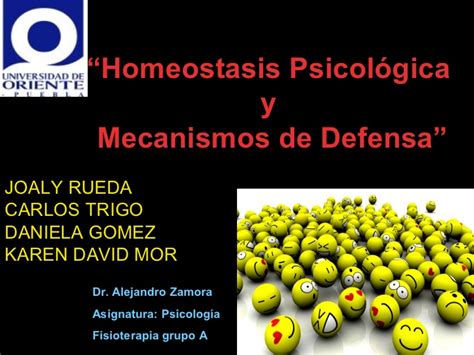 Homeostasis psicológica y mecanismos de defensa