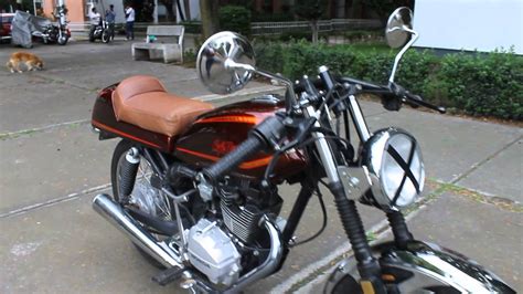 Honda 125cc Cafe Racer   YouTube