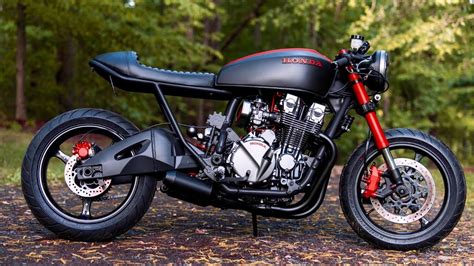 Honda CB750 Custom Cafe Racer by Industrial Moto   YouTube